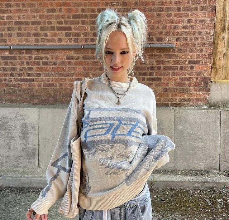 Fashionable Women's Knit Sweater