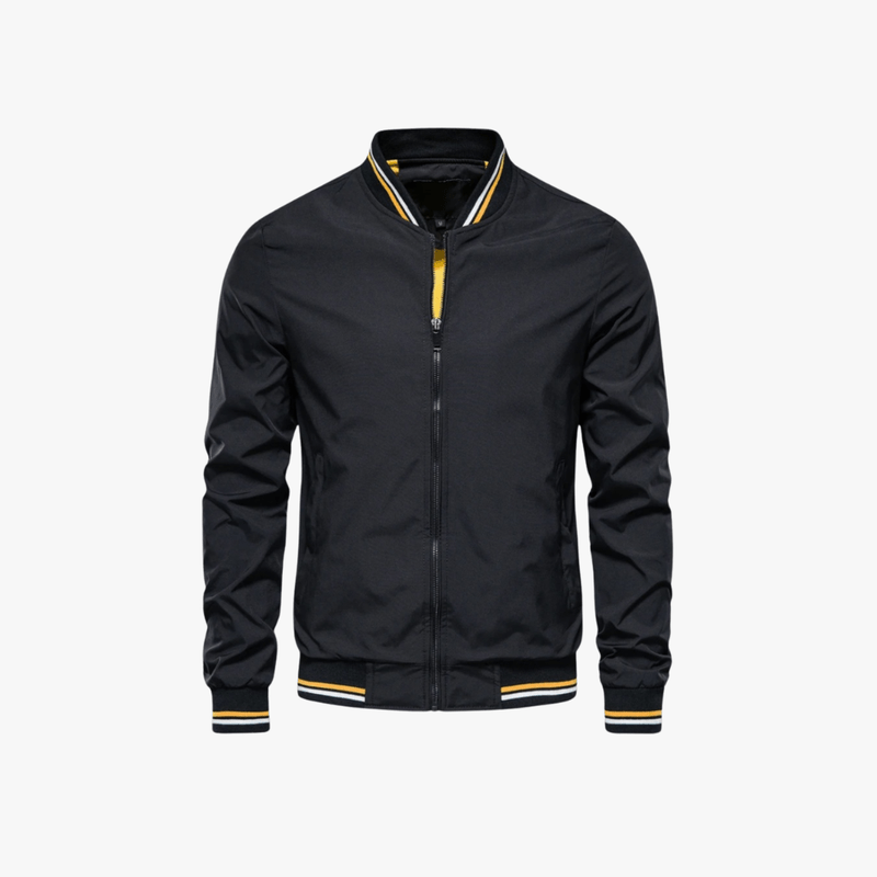 Men's Vintage Leather Bomber Jacket