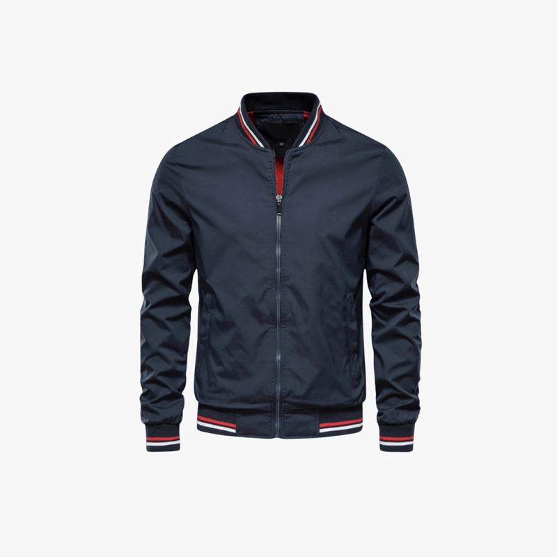 Men's Vintage Leather Bomber Jacket