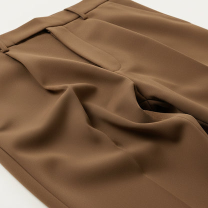 Classic Fit Pleated Mens Trousers