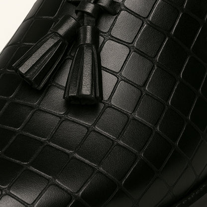 Classic Slip On Leather Loafers For Men