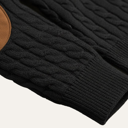 Classic Men's Cable Crew Neck Sweater