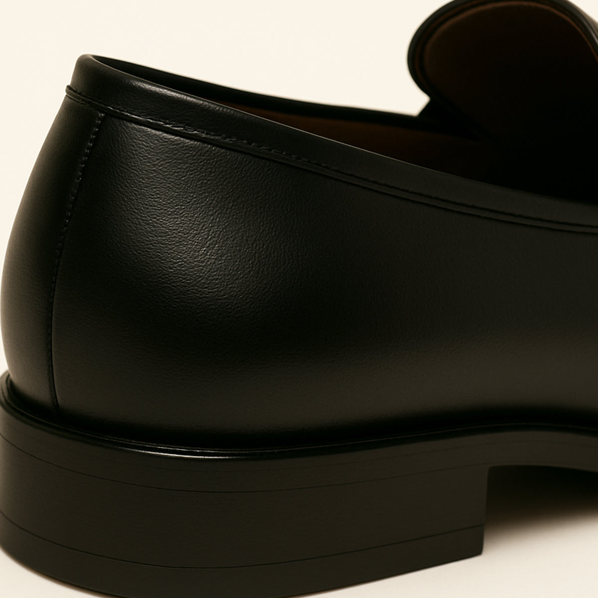 Vintage Style Leather Slip On Shoes