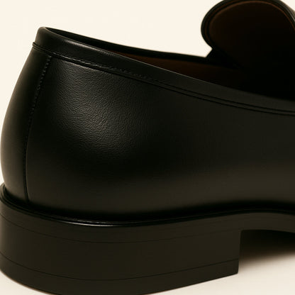 Vintage Style Leather Slip On Shoes