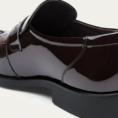 Premium Men's Leather Slip On Dress Loafers
