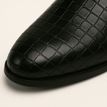 Classic Slip On Leather Loafers For Men