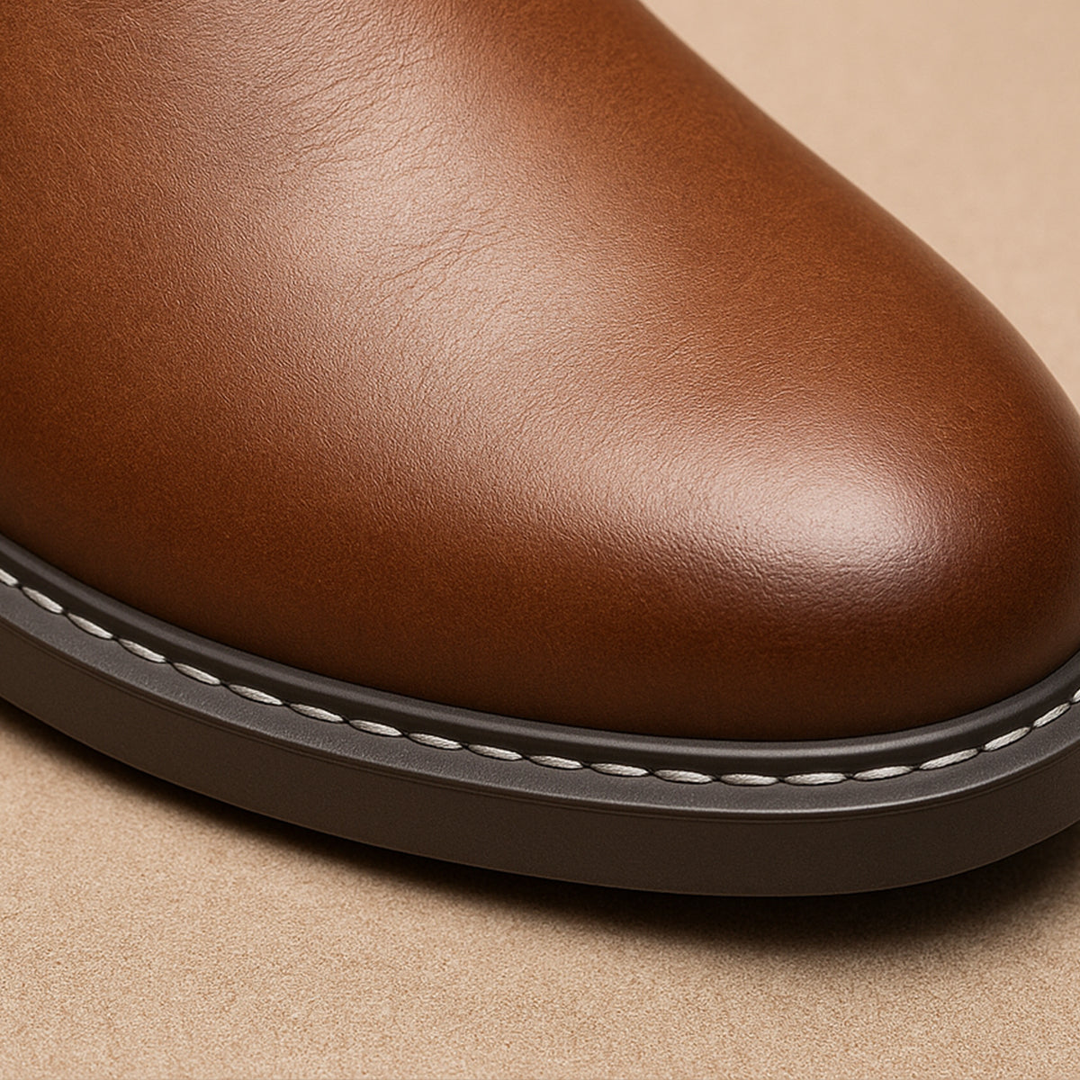 Timeless Men's Genuine Leather Chelsea Boots