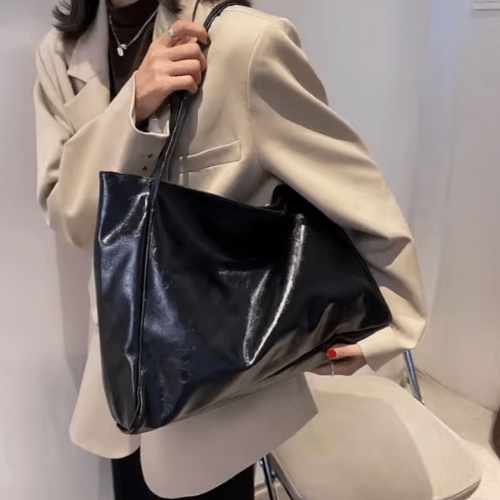 Big Women's Genuine Leather Tote Bag