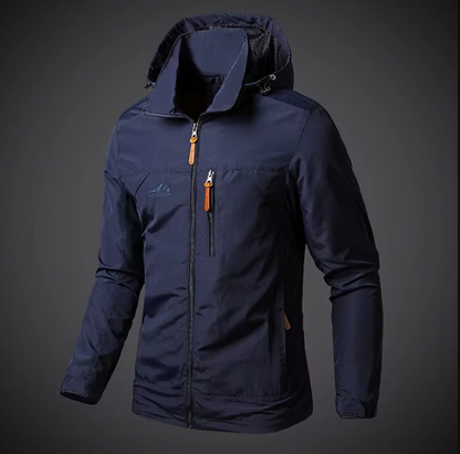 Breathable Men's Waterproof Windbreaker Jacket