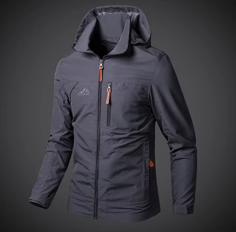 Breathable Men's Waterproof Windbreaker Jacket