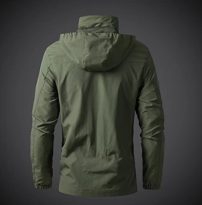 Breathable Men's Waterproof Windbreaker Jacket