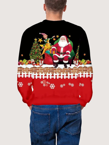 Fun Festive Holiday Sweatshirt for Men