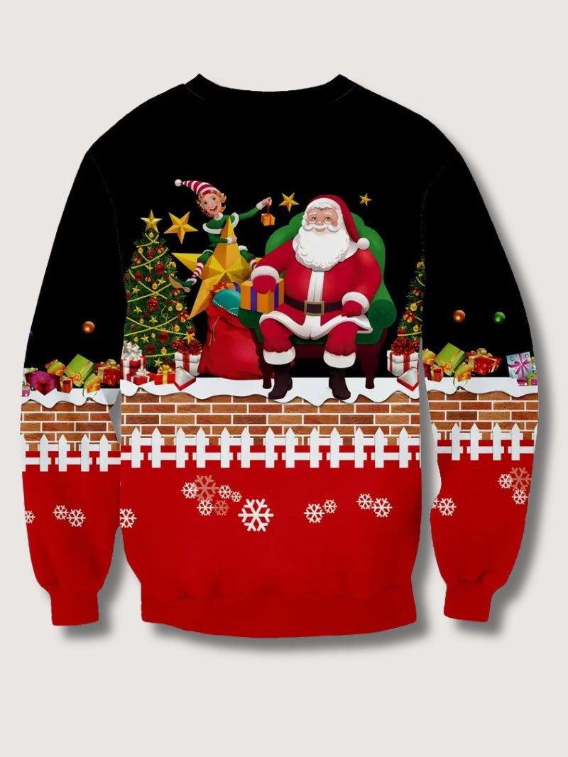 Fun Festive Holiday Sweatshirt for Men