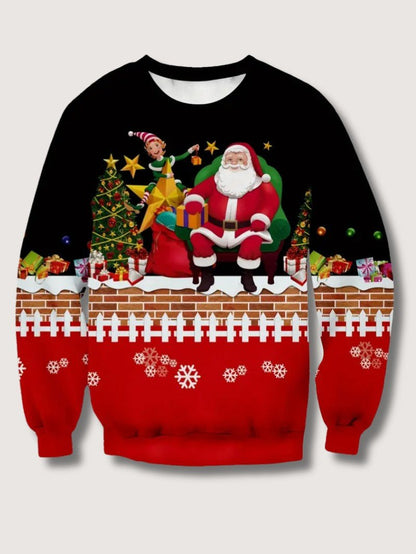 Fun Festive Holiday Sweatshirt for Men