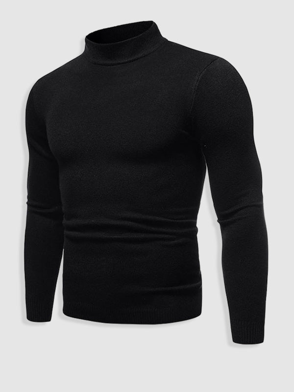 Comfortable Regular Fit Crew Neck Wool Sweater - OutfitLondon