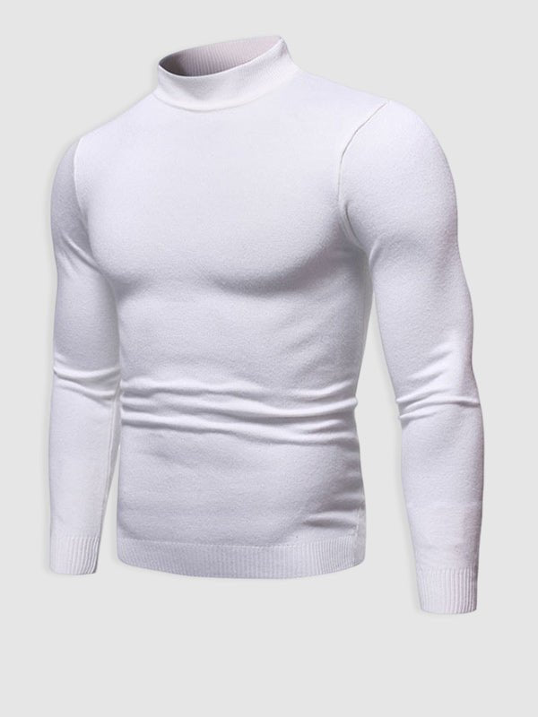 Comfortable Regular Fit Crew Neck Wool Sweater