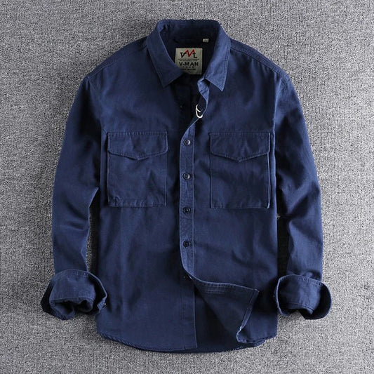 Relaxed Fit Casual Mens Shirt - OutfitLondon