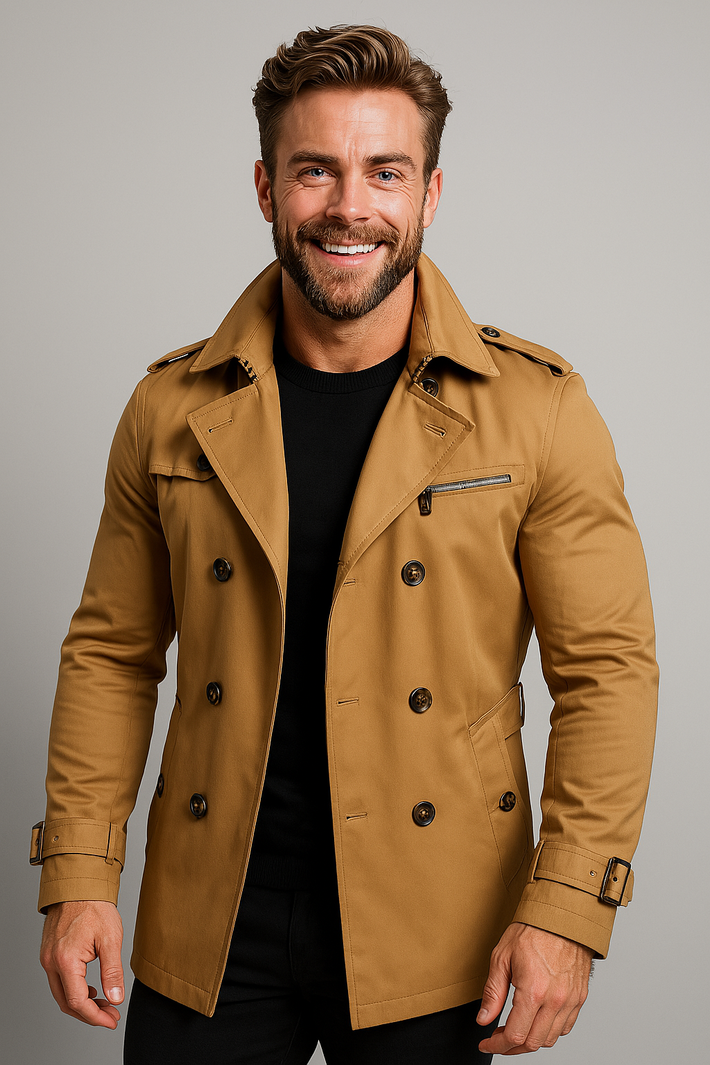 Timeless Waterproof Long Trench Coat