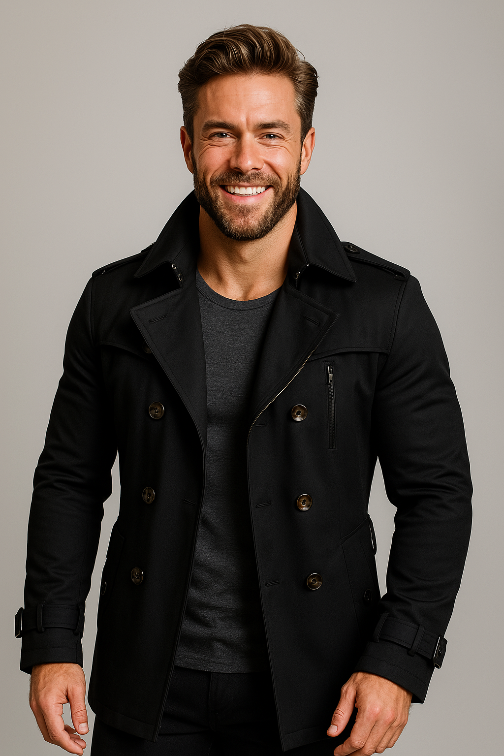 Timeless Waterproof Long Trench Coat