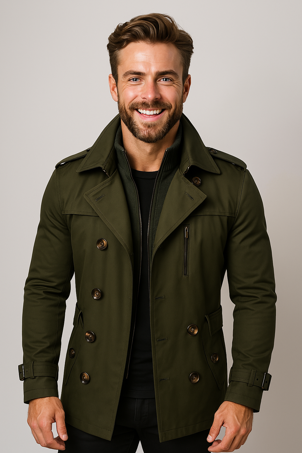Timeless Waterproof Long Trench Coat