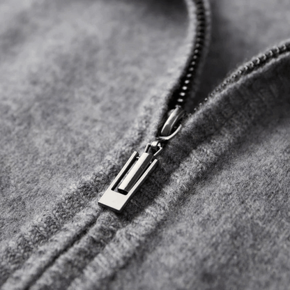 Men's Slim Fit Zipper Cardigan Sweater