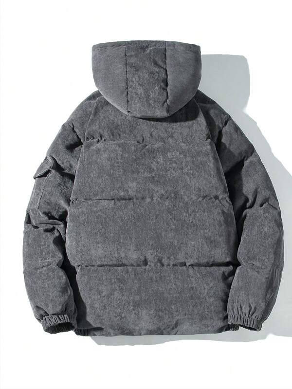 Warm Quilted Corduroy Men's Jacket