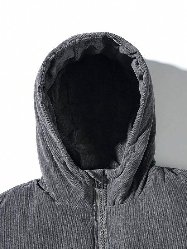Warm Quilted Corduroy Men's Jacket