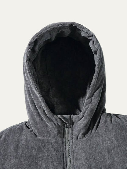 Waterproof Outdoor Jacket with Hood and Cargo Pockets