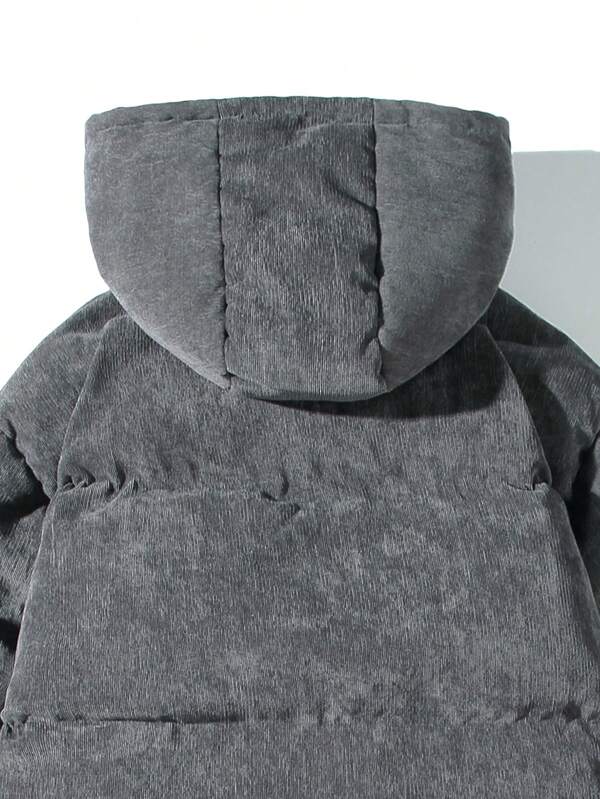 Warm Quilted Corduroy Men's Jacket