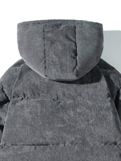 Warm Quilted Corduroy Men's Jacket