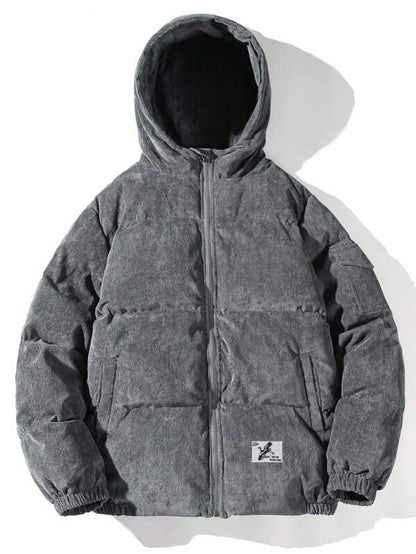 Warm Quilted Corduroy Men's Jacket - OutfitLondon