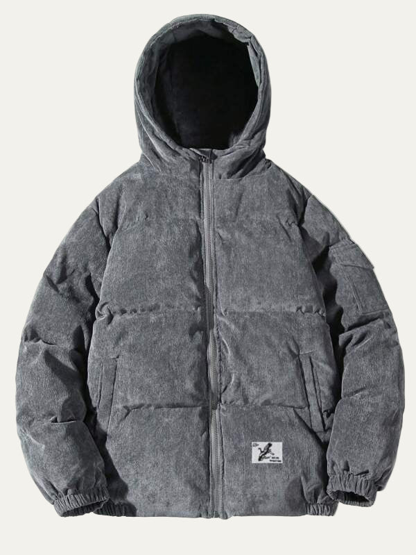 Waterproof Outdoor Jacket with Hood and Cargo Pockets - OutfitLondon