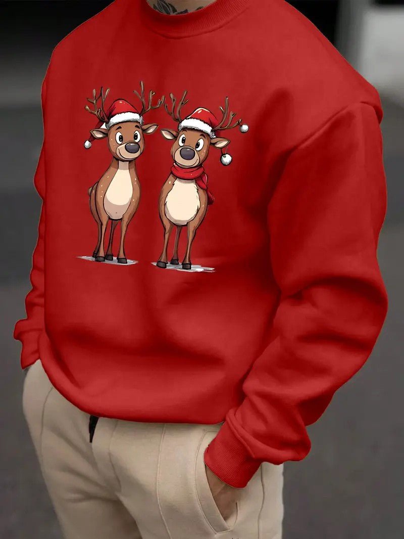 Men's Fun Christmas Reindeer Sweater