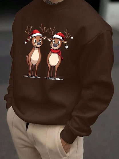 Men's Fun Christmas Reindeer Sweater