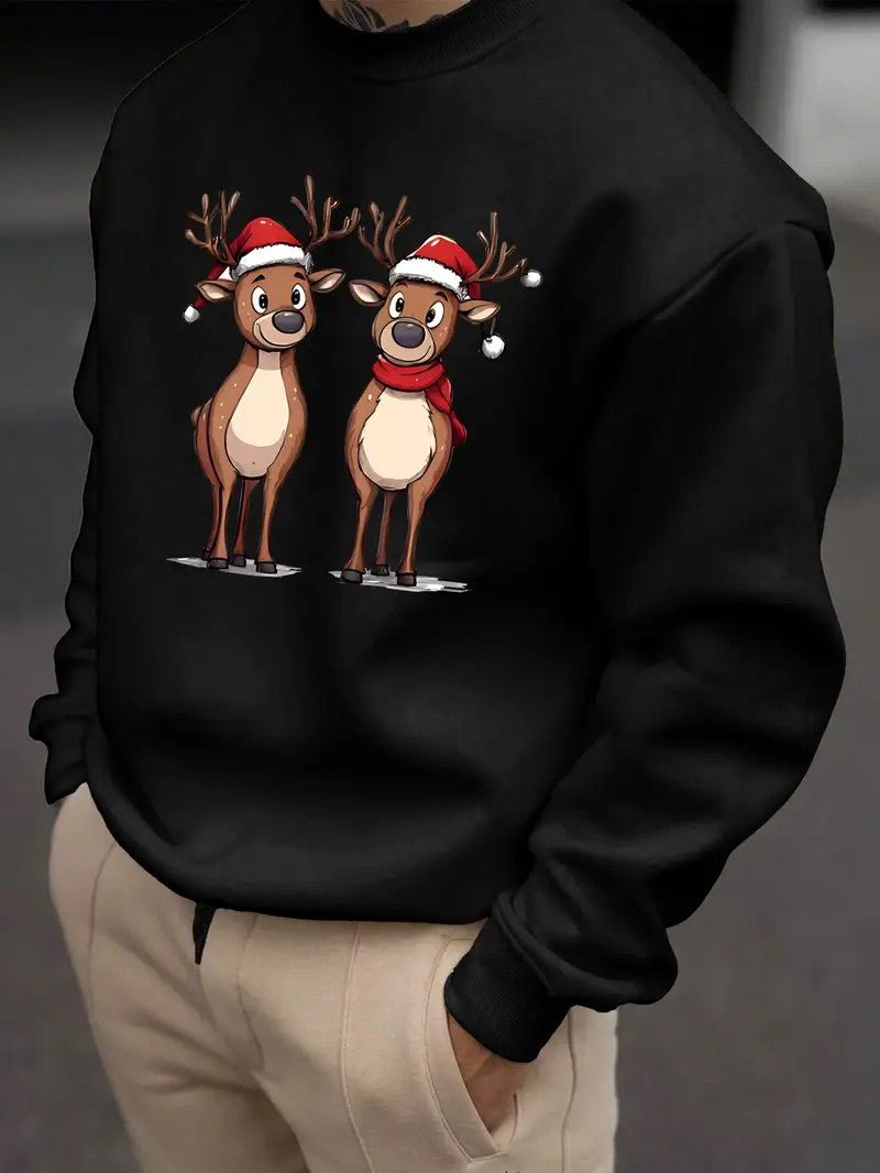 Men's Fun Christmas Reindeer Sweater