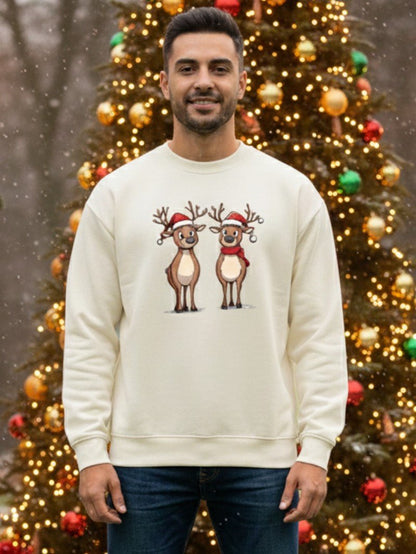 Men's Fun Christmas Reindeer Sweater - OutfitLondon