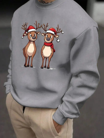 Men's Fun Christmas Reindeer Sweater