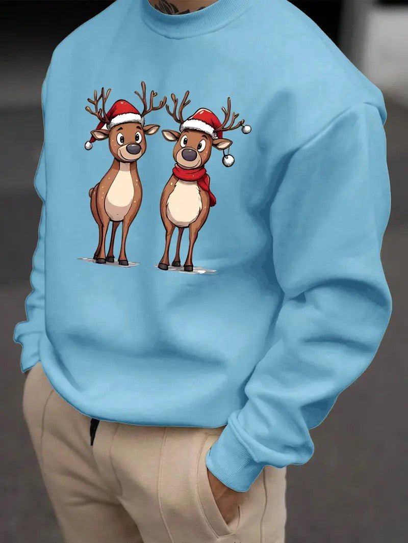 Men's Fun Christmas Reindeer Sweater