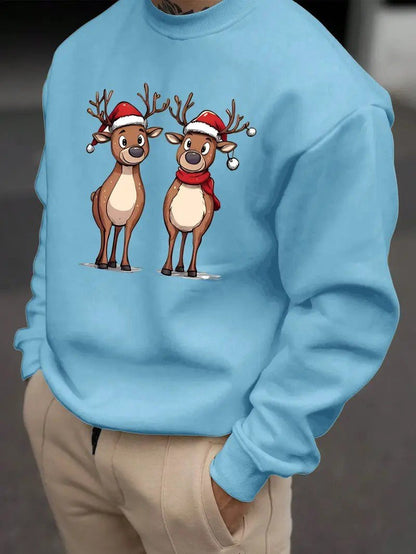 Men's Fun Christmas Reindeer Sweater