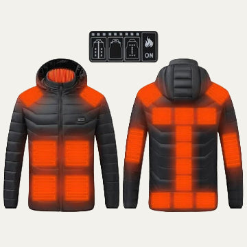 Warm Waterproof Insulated Hooded Coat