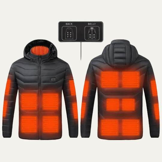 Warm Waterproof Insulated Hooded Coat