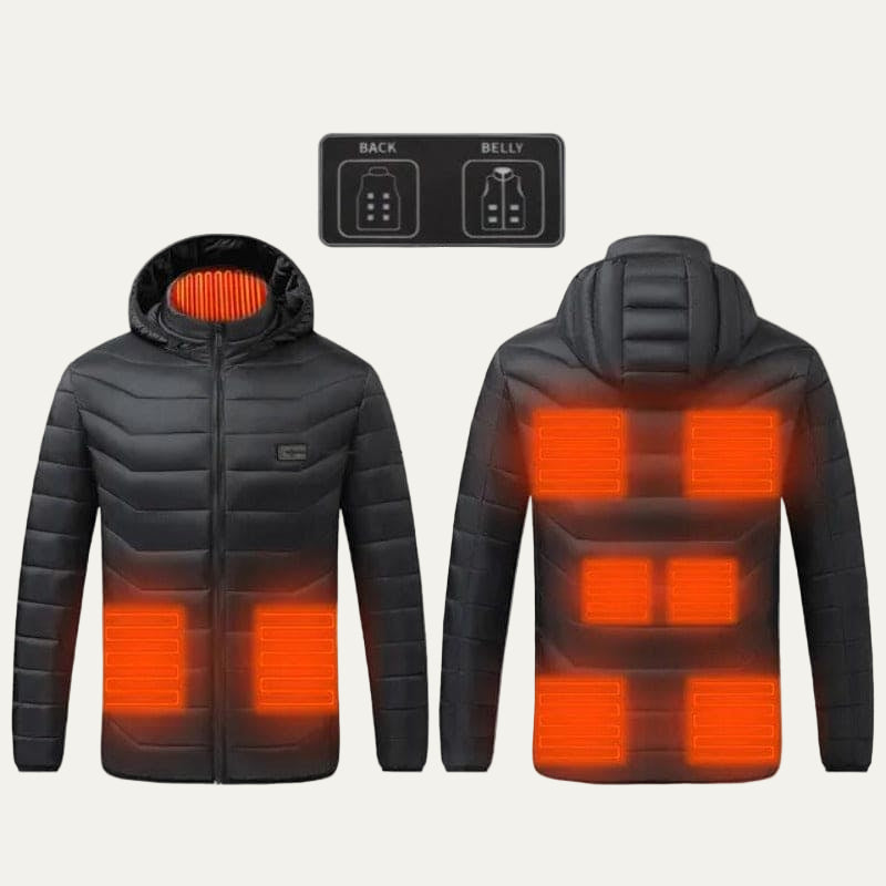 Warm Waterproof Insulated Hooded Coat - OutfitLondon