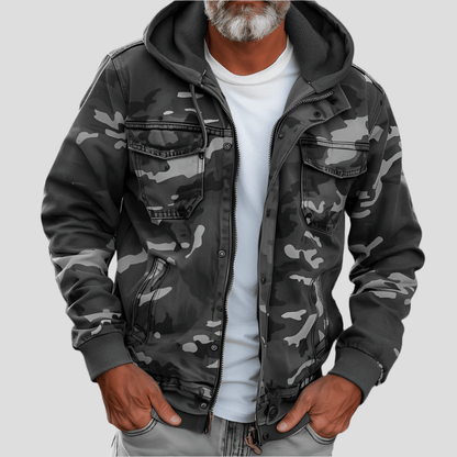 Camouflage Hoodie Jacket for Men - OutfitLondon