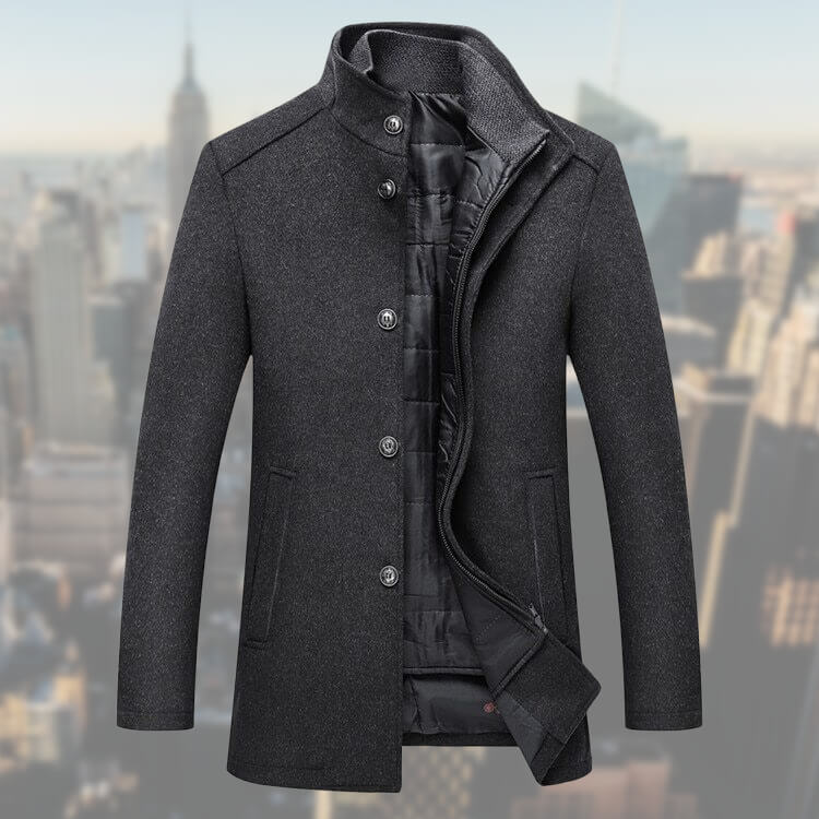 Waterproof Mens Coat with Removable Vest - OutfitLondon