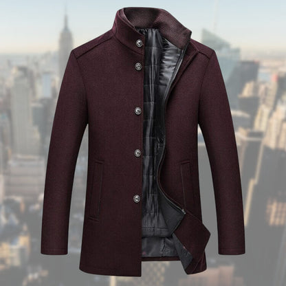 Waterproof Mens Coat with Removable Vest