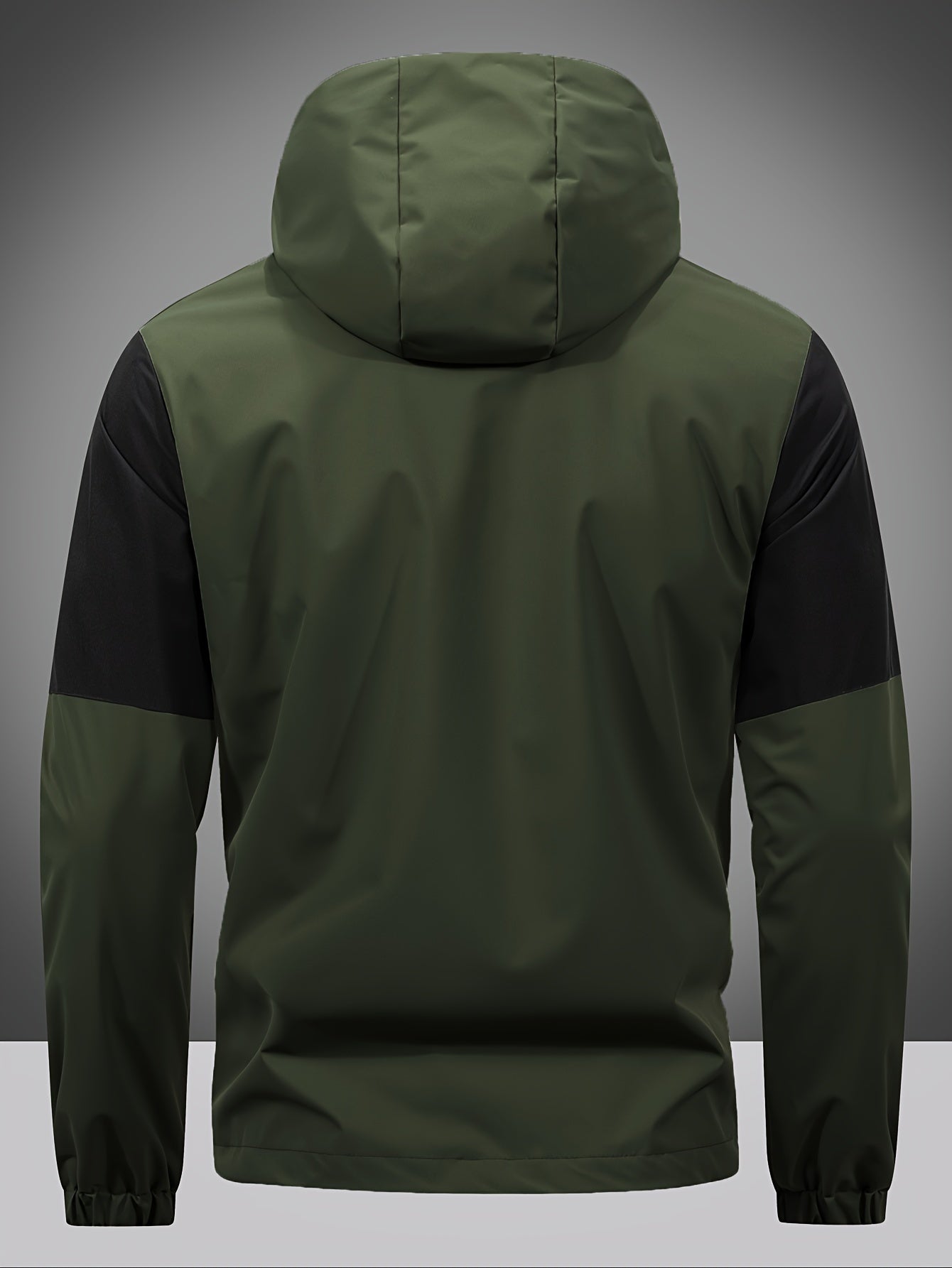 Waterproof Zip Up Hooded Mens Jacket