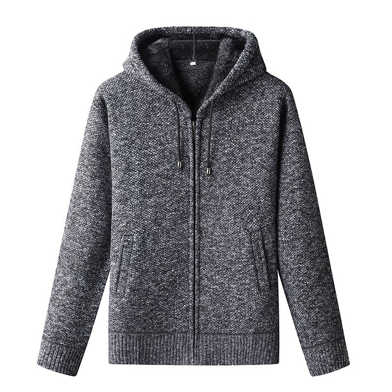 Warm Fuzzy Zip Up Hooded Jacket