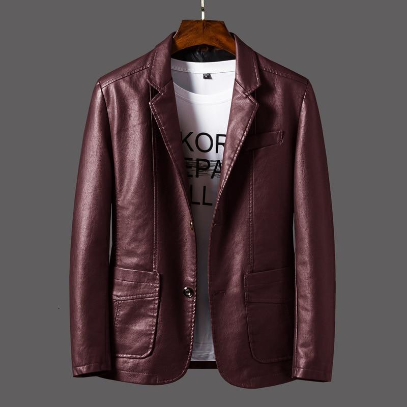Classic Men's Faux Leather Jacket