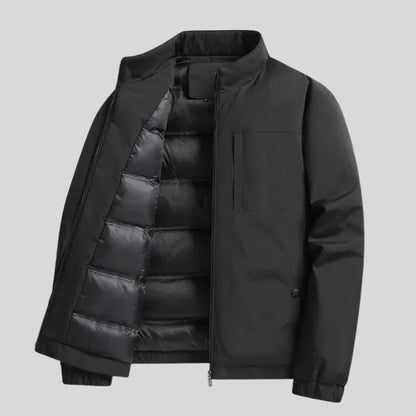Slim Fit Down Filled Men's Coat - OutfitLondon