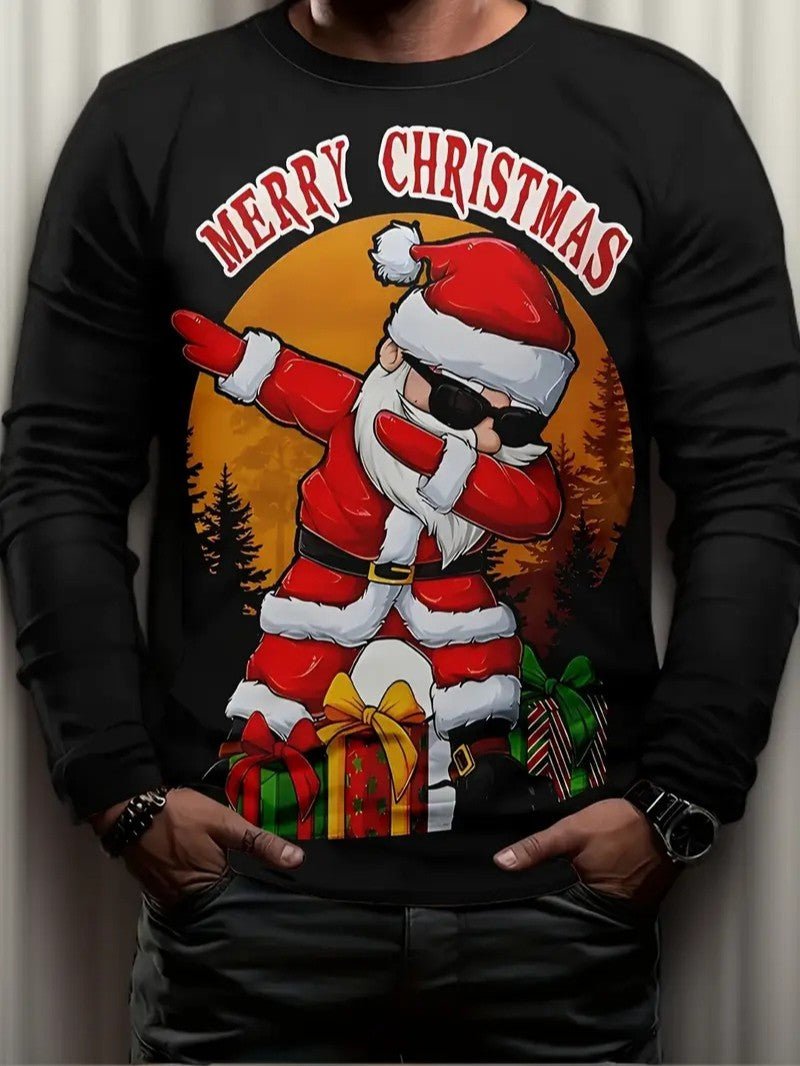 Men's Funny Xmas Santa Sweater
